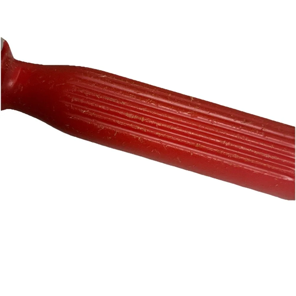 Vollrath Scoop #24 Red 1 1/3 oz Thumb Press Disher‎ Ice Cream Scoop USA Vintage